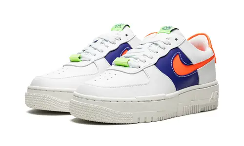 Nike Lifestyle AIR FORCE 1 LO PIXEL MNS WMNS 'White Concord Crimson' 