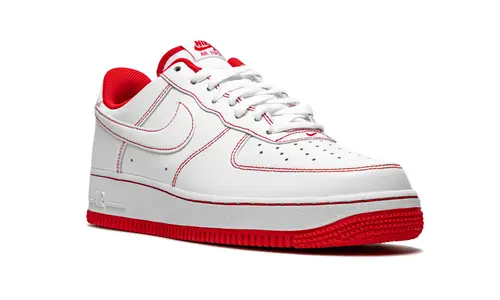 Nike Lifestyle Air Force 1 Low '07 'Contrast Stitch - White University Red'