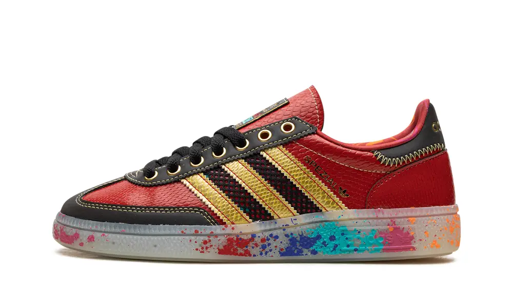 Adidas Handball Spezial Handball Spezial 'S.E.E.D. - Scarlet Gold Paint Splatter'
