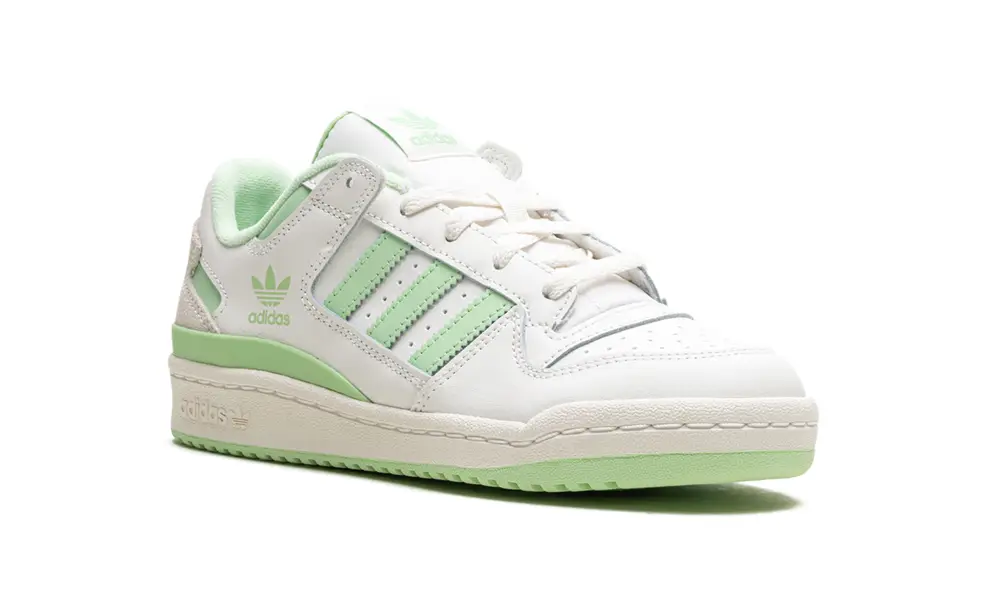 More Adidas Shoes Forum Low CL WMNS 'White Green Spark'