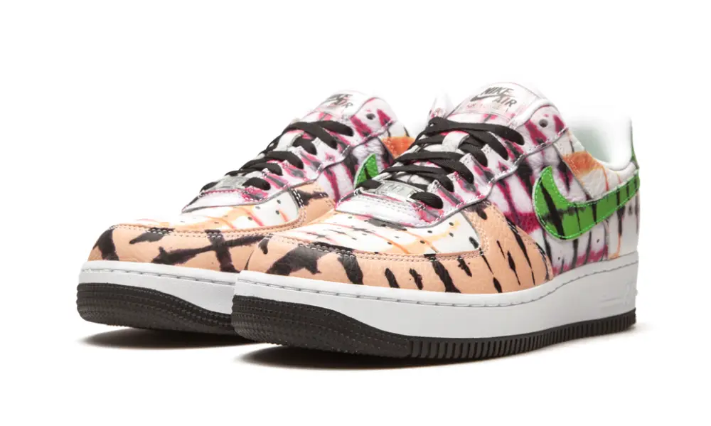 Nike Lifestyle WMNS Air Force 1 Low 'Black Tie-Dye' 