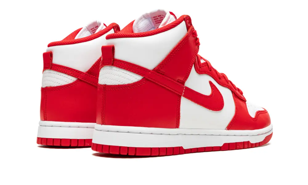 Nike Dunk Dunk High 'White   University Red' 