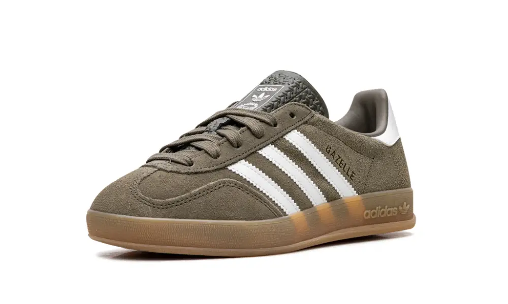 Adidas Gazelle Gazelle Indoor 'Olive Strata Cloud White Gum' 