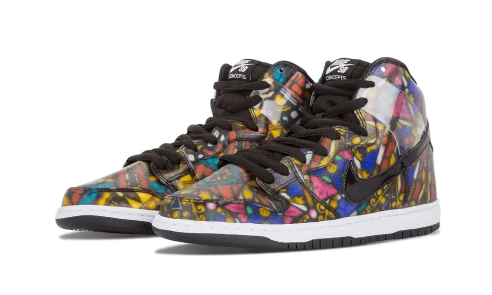 Nike SB Dunk HI Pro SB 'Concepts Stained Glass' 