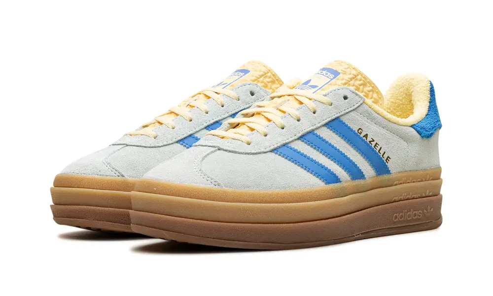 Adidas Gazelle Gazelle Bold Wmns 'Almost Blue Yellow' 