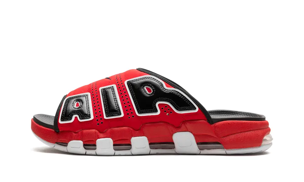 Nike Basketball Air More Uptempo Slide 'Bulls' 