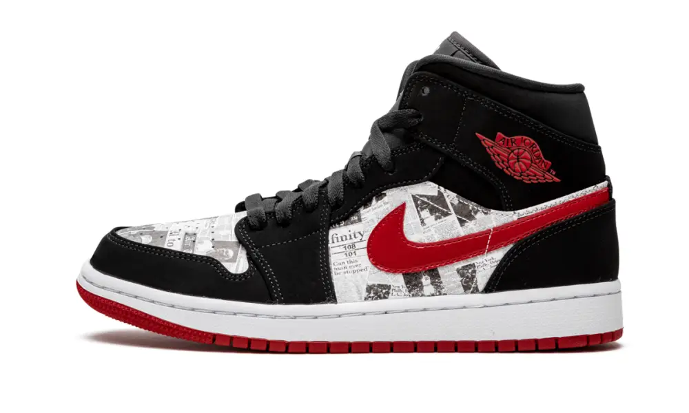 Air Jordan 1 Air Jordan 1 Mid SE 'Newspaper Air Times' 