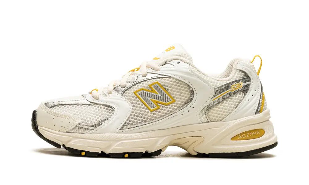 New Balance 530 530 'Sea Salt / White / Ginger Lemon / Silver Metallic' DC01409
