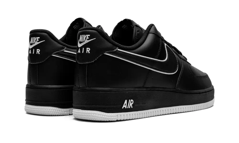 Nike Lifestyle Air Force 1 Low 'Black   White' 