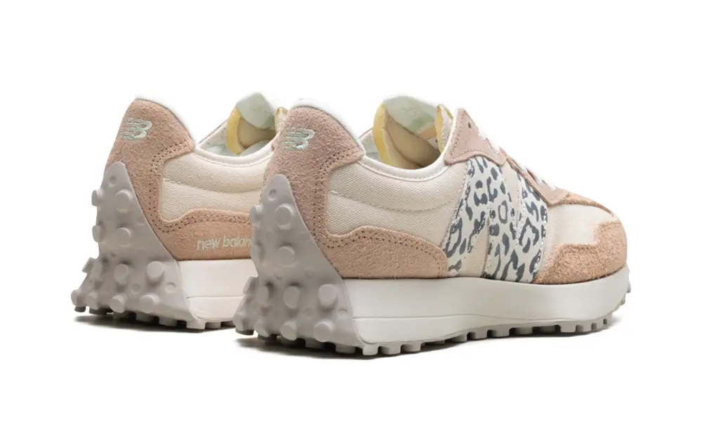 New Balance 327 327 WMNS 'Flat Taupe Linen Leopard' 