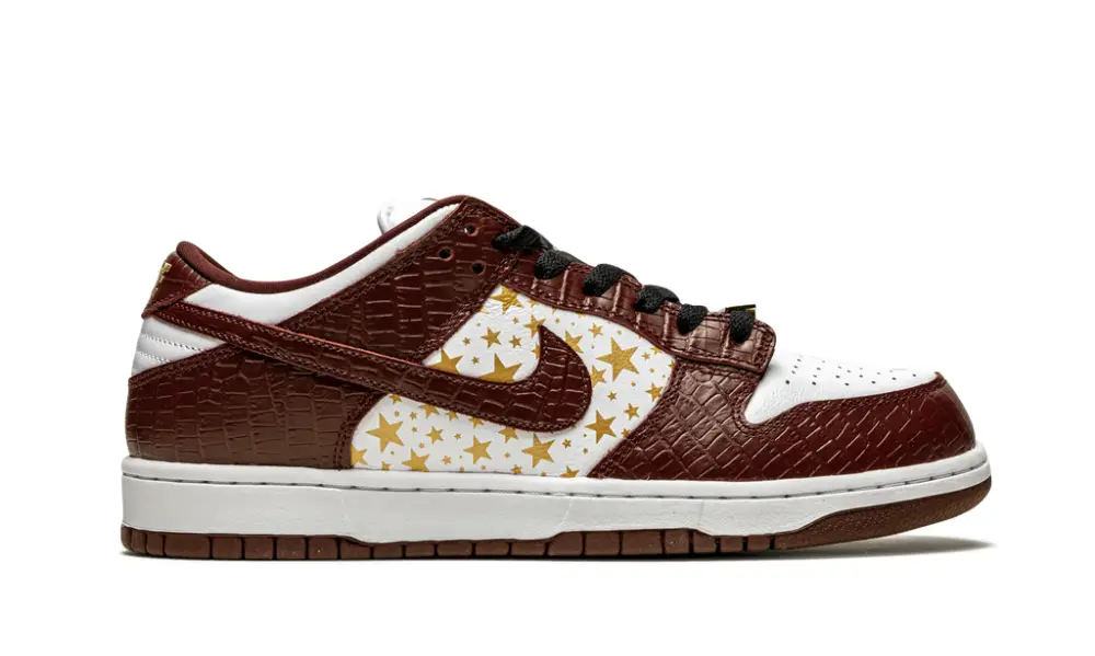 Nike Dunk SB Dunk Low 'Supreme - Stars - Barkroot Brown'
