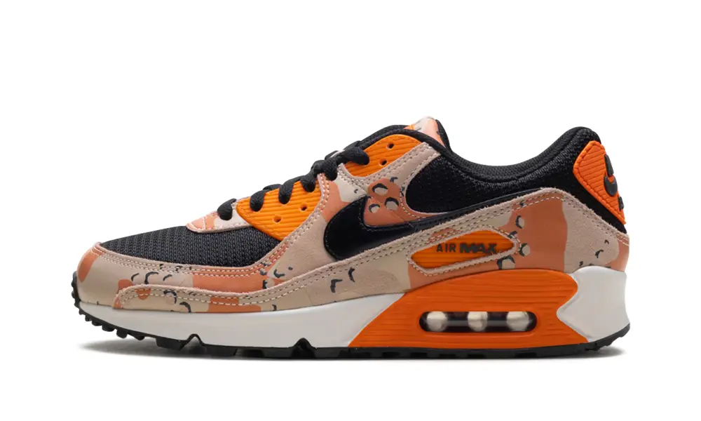 Nike Air Max Air Max 90 Premium 'Bio Beige Safety Orange Phantom Black'
