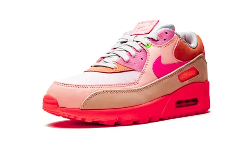 Nike Air Max AIR MAX 90 PRM WMNS 'Platinum Crimson Bright Purple' 