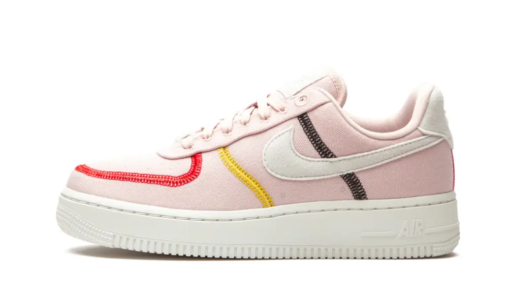 Nike Lifestyle AIR FORCE 1 '07 LX MNS WMNS 'Stitched Canvas - Silt Red' 