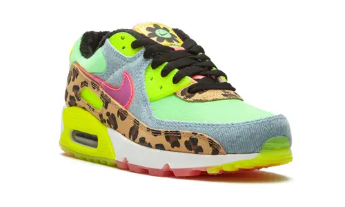 Nike Air Max W Air Max 90 LX 'Denim Leopard Print'