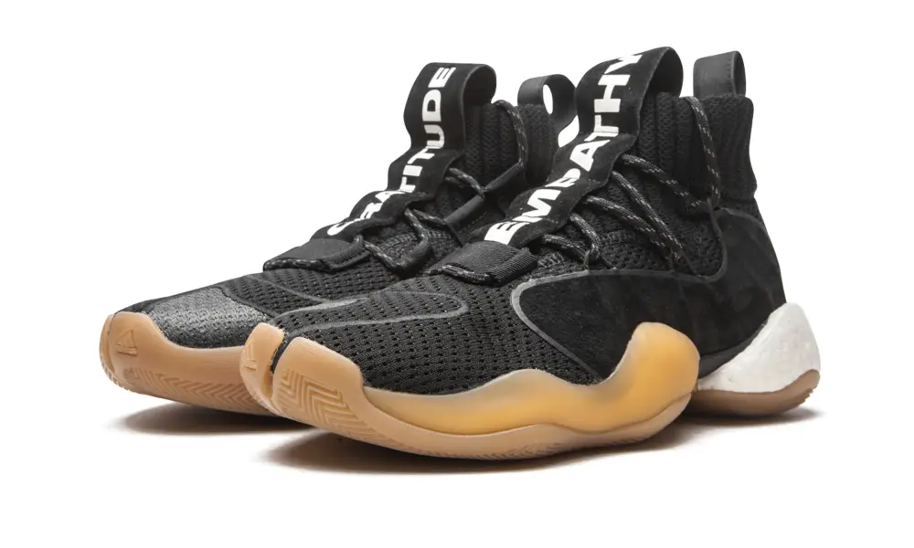 More Adidas Shoes PW Crazy BYW High 'Pharrelll Williams   Black Gum' 