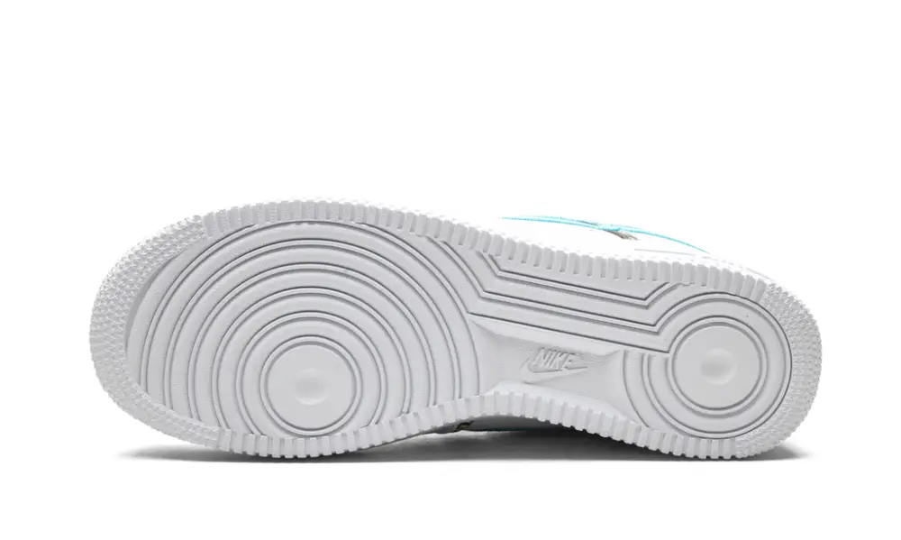 Nike Lifestyle Air Force 1 Low 'Worldwide White Blue Fury Volt' 