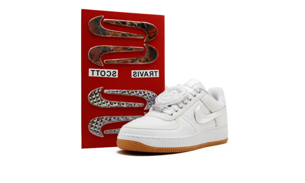 Nike Lifestyle Air Force 1 Low 'Travis Scott - White' 