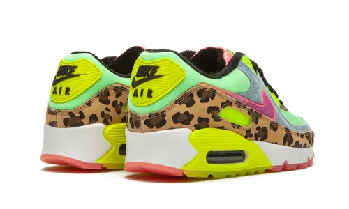 Nike Air Max W Air Max 90 LX 'Denim Leopard Print' 