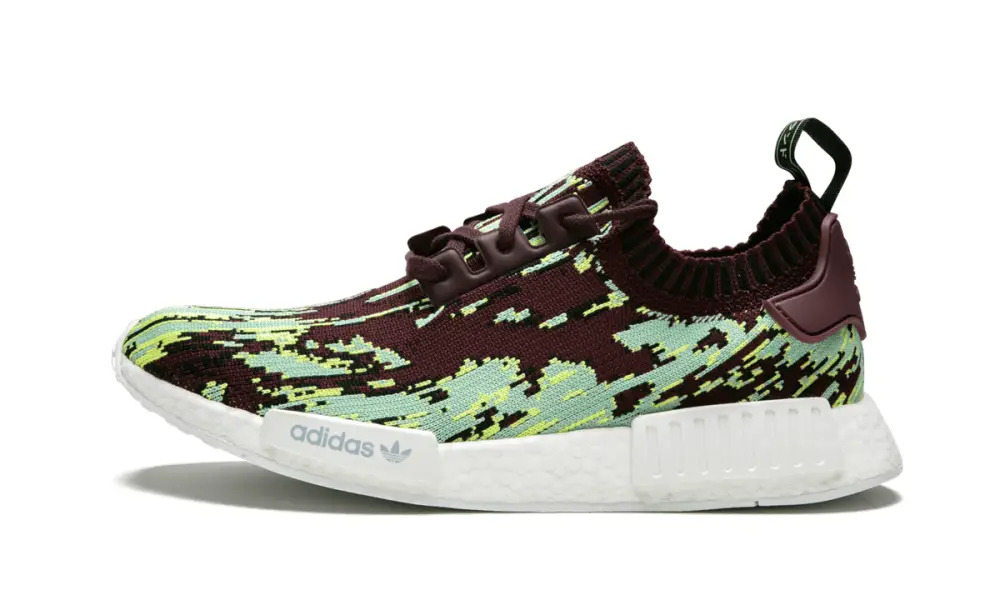 Adidas NMD NMD R1 PK 'Sneakersnstuff Datamosh 2.0 - Maroon' 