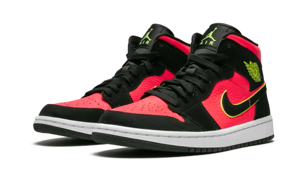 Air Jordan 1 AIR JORDAN 1 MID WMNS 'Hot Punch   Volt' 