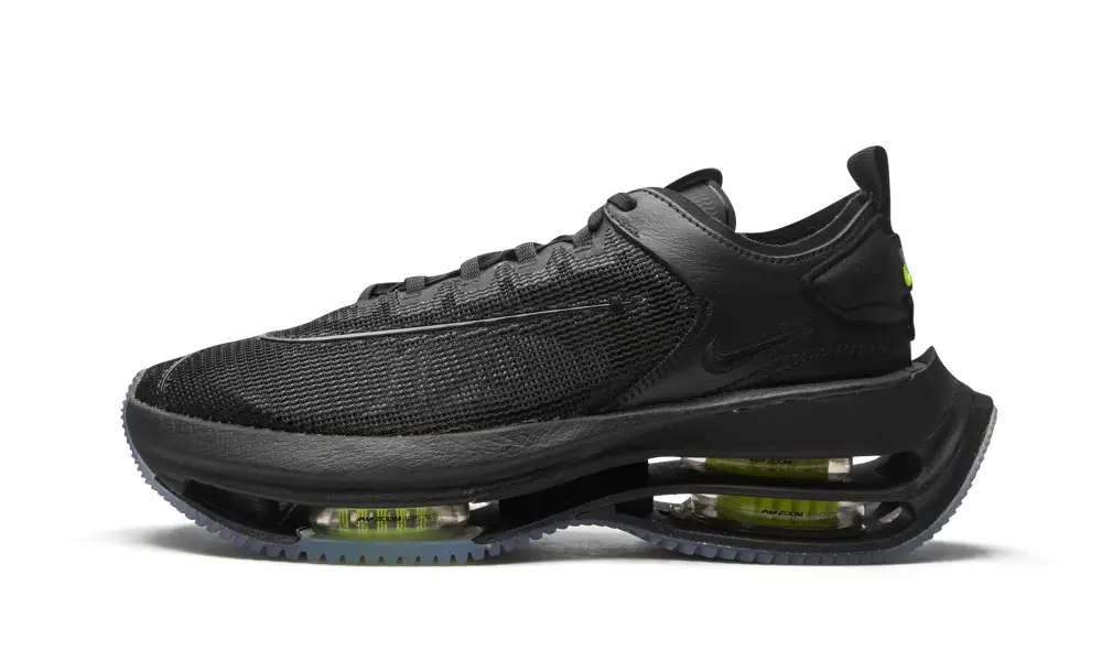 Nike Lifestyle ZOOM DOUBLE STACKED MNS WMNS 'Black   Volt' 