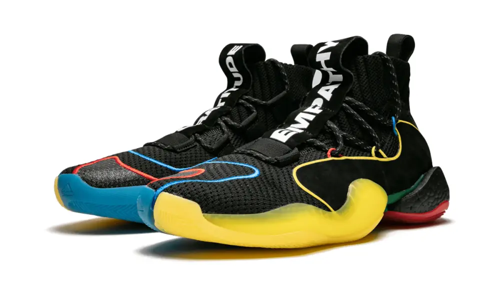 More Adidas Shoes Crazy BYW LVL 'Pharrell Williams - Gratitude + Empathy Black' 