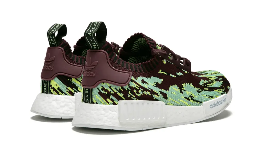 Adidas NMD NMD R1 PK 'Sneakersnstuff Datamosh 2.0 - Maroon' 