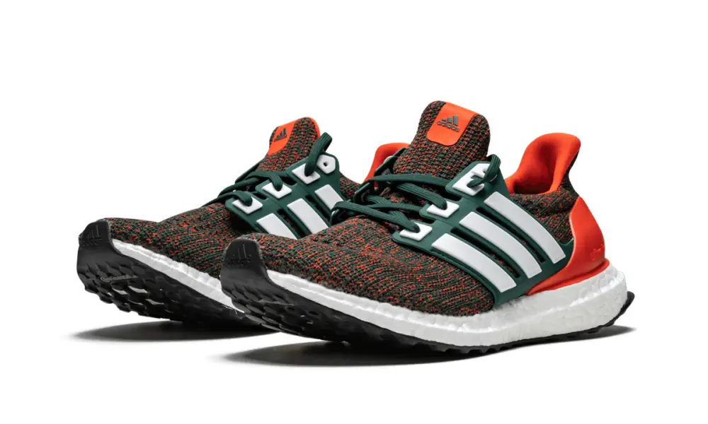 More Adidas Shoes Ultra Boost 'Miami Hurricanes' 