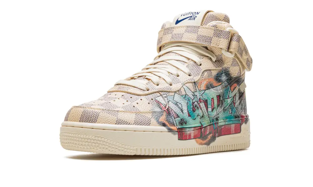 Nike Lifestyle Louis Vuitton Air Force 1 Mid 'Virgil Abloh - Graffiti' 