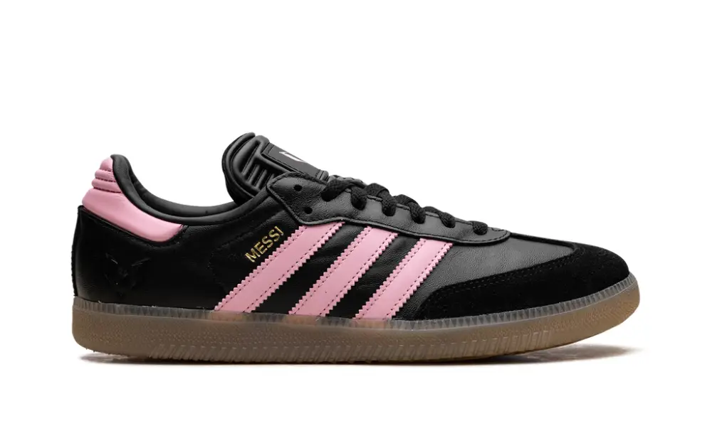 Adidas Samba Samba Messi Indoor 'Core Black Gold Metallic Gum'