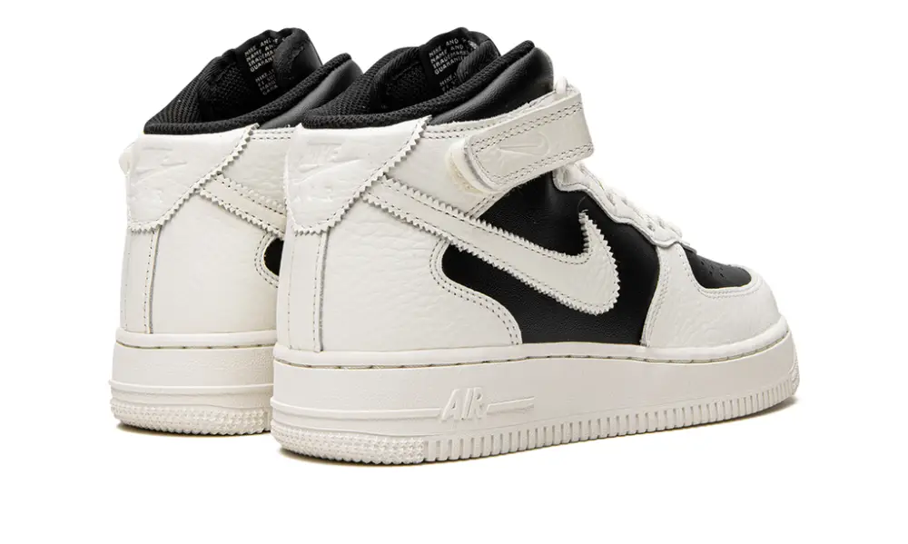 Nike Lifestyle AIR FORCE 1 '07 MID MNS WMNS 'Black Sial'