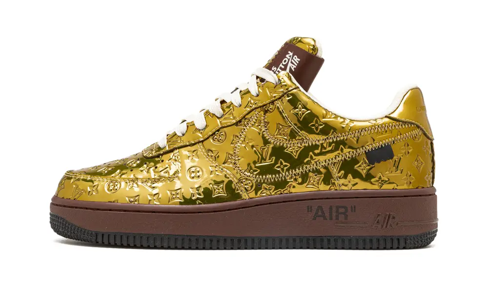 Nike Lifestyle Louis Vuitton Air Force 1 Low 'Virgil Abloh - Metallic Gold' 