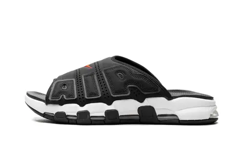 Nike Basketball Air More Uptempo Slide 'Black White Red' 