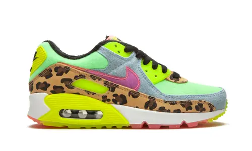 Nike Air Max W Air Max 90 LX 'Denim Leopard Print' 
