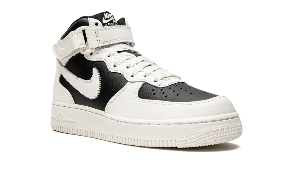 Nike Lifestyle AIR FORCE 1 '07 MID MNS WMNS 'Black Sial' 