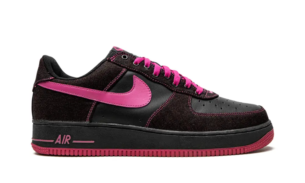 Nike Lifestyle AIR FORCE 1 WMNS 'Black   Bright Rose' 