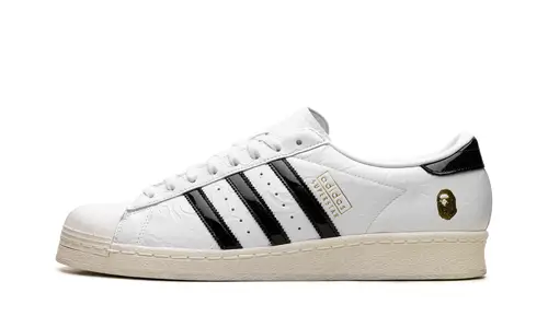 Adidas Superstar Superstar Vintage 'A Bathing Ape - White Black' 