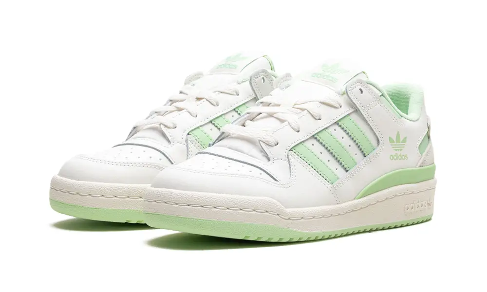 More Adidas Shoes Forum Low CL WMNS 'White Green Spark' 