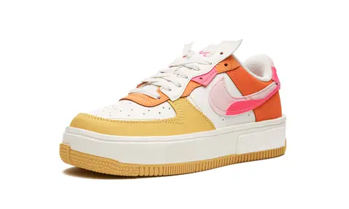 Nike Lifestyle AIR FORCE 1 FONTANKA MNS WMNS 'Summit White Solar Flare Medium Soft Pink Hyper Pink'