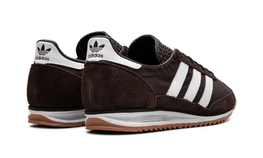 More Adidas Shoes SL 72 OG WMNS 'Dark Brown White'