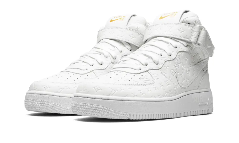 Nike Lifestyle Louis Vuitton Air Force 1 Mid 'Virgil Abloh - White White' 