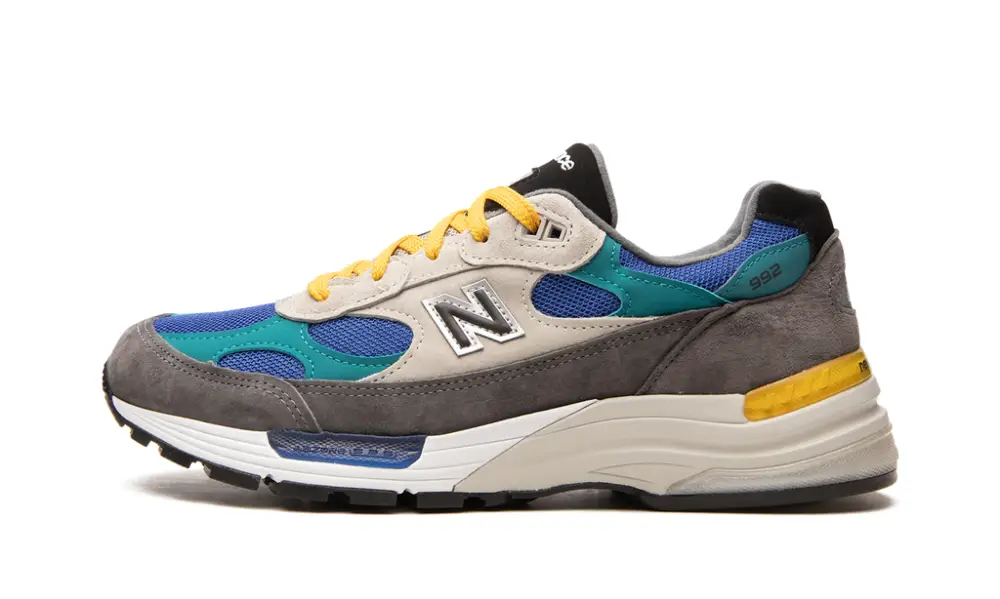 New Balance 992 992 'Grey   Blue   Teal   Yellow' 