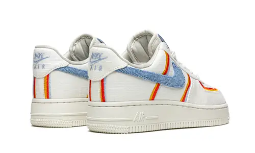 Nike Lifestyle AIR FORCE 1 '07 LV8 MNS WMNS 'Denim Swoosh' 