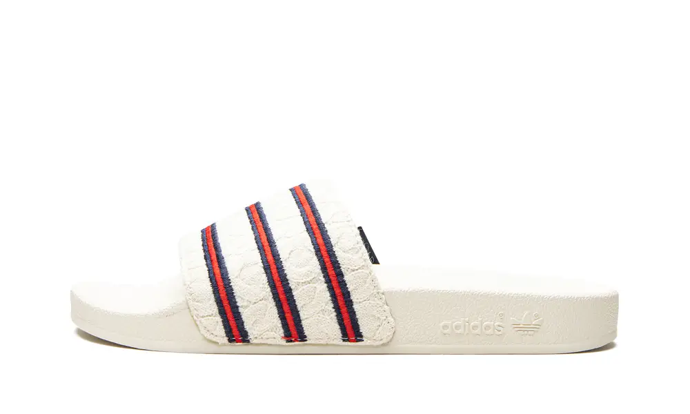 More Adidas Shoes Adilette Cableknit Slides 'Extra Butter' 43694878