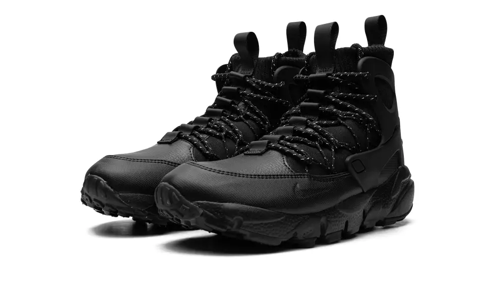 Nike Lifestyle AIR FOOTSCAPE MID MNS WMNS 'Triple Black' 