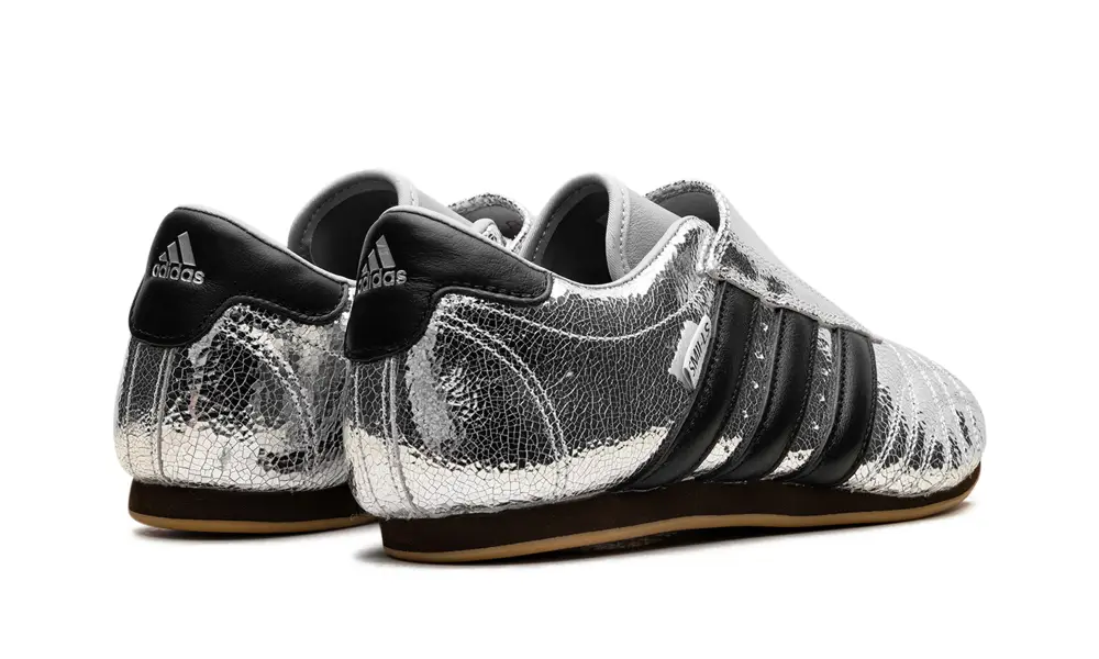 More Adidas Shoes Taekwondo WMNS 'Silver Metallic Black' 