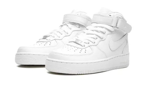 Nike Lifestyle AIR FORCE 1 '07 MID MNS WMNS 'Triple White' 