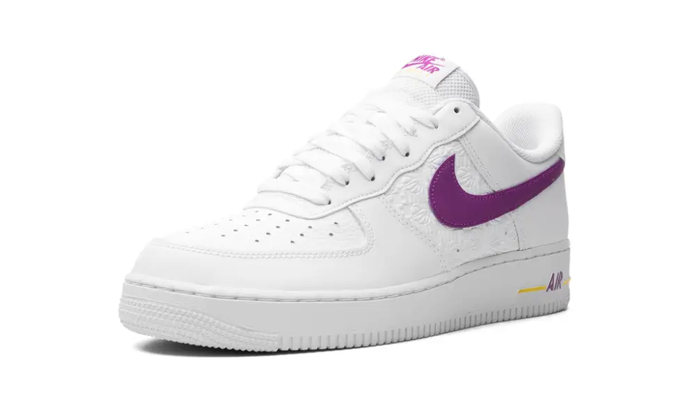 Nike Lifestyle Air Force 1 Low EMB 'Bold Berry Lakers' 