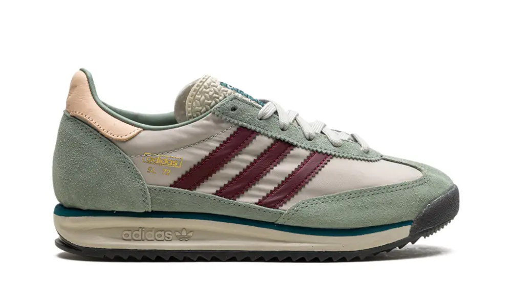 More Adidas Shoes SL 72 RS 'Putty Grey Shadow Red' 